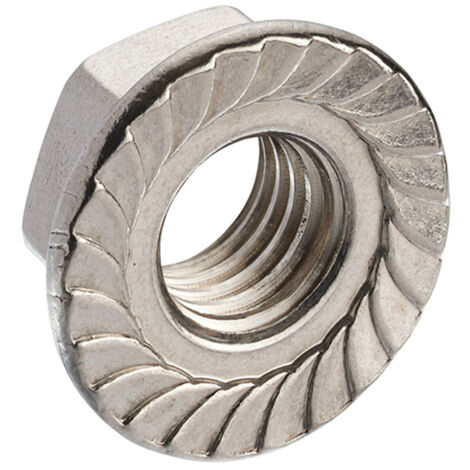 Unifix A2-304 Serrated Flange Nuts M8 x 1.25 (1/2)