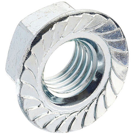 Unifix Class 6 Serrated Flange Nuts M4 x 0.70 (1/2)