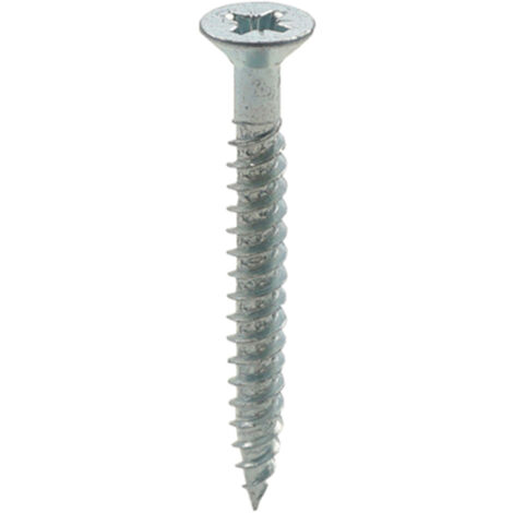 Unifix Twinthread Woodscrews Pozi Csk Head Bzp Ce - 6G X 1" - Box of 200