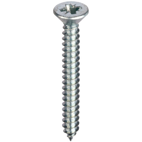 Unifix Self-Tapping Screws Pozi Csk Head AB DIN 7982-C-Z BZP 8G X (1/2)