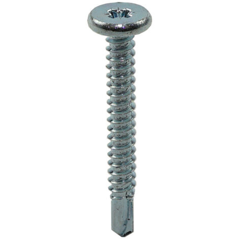 Jcp Fixings Metalfix Low Profile Self-Drilling Screws 4.8 x 30mm (1/2)