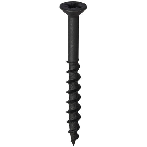 Unifix Carcass Woodscrews Pozi Countersunk Head Black Oxide 8G