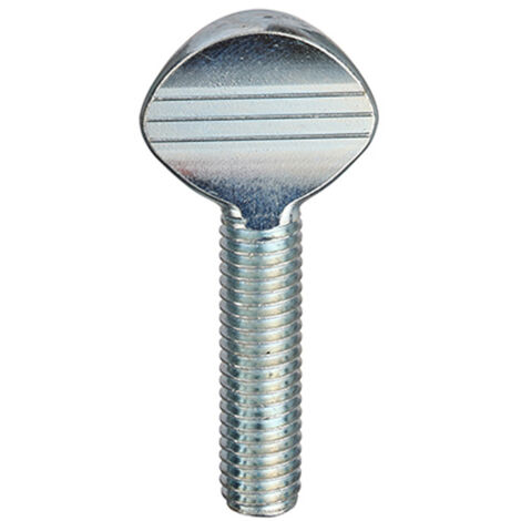 Steel Shoulderless Thumbscrews BZP M5 x 12 - Box of 1000 (1/2)