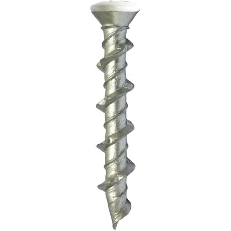 Jcp Fixings Wall Screws Csk Head White - 5.0 x 32mm - Box of 100 (1/2)