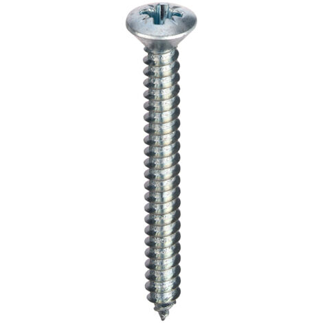 Unifix Self-Tapping Screws Pozi Raised Head AB DIN 7983-C-Z BZP 8 (1/2)