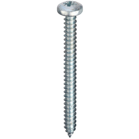 Unifix Self-Tapping Screws Pozi Pan Head AB DIN 7981-C-Z BZP - 6g (1/2)