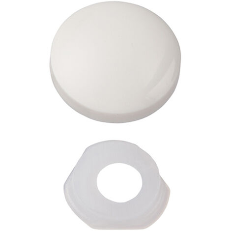 Unifix Dome Cap Screw Covers - White - Box of 200 (1/2)