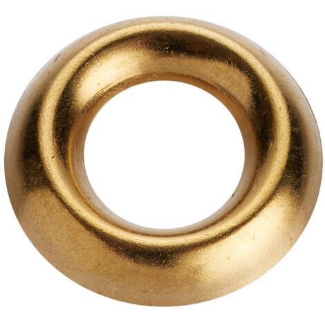 Unifix Brass Surface Screw Cups - 7-8G - Box of 500 (1/2)