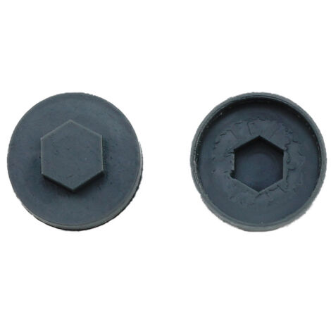 Jcp Fixings Slate Grey Cover Caps 16mm - Box of 1000 (1/2)