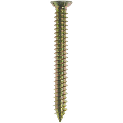 Jcp Fixings Concrete Screws Csk Head Zyp 7.5 x 80mm - Box of 100 (1/2)