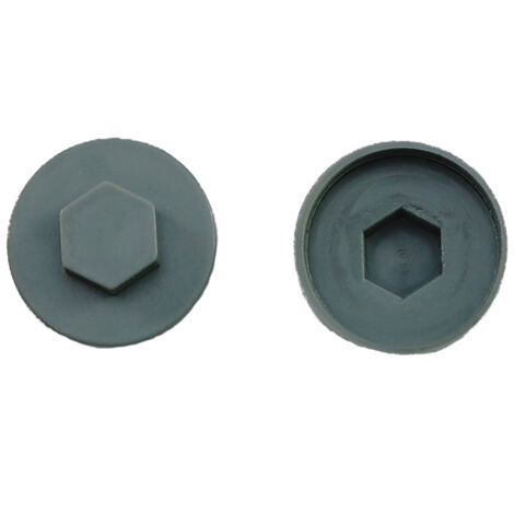 Jcp Fixings Merlin Grey Cover Caps 16mm - Box of 1000 (1/2)