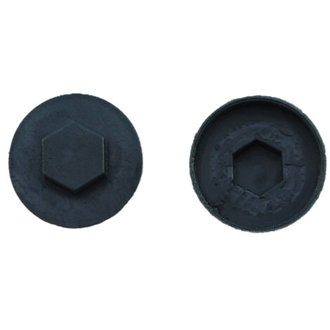 Jcp Fixings Anthracite Cover Caps 19mm - Box of 1000 (1/2)