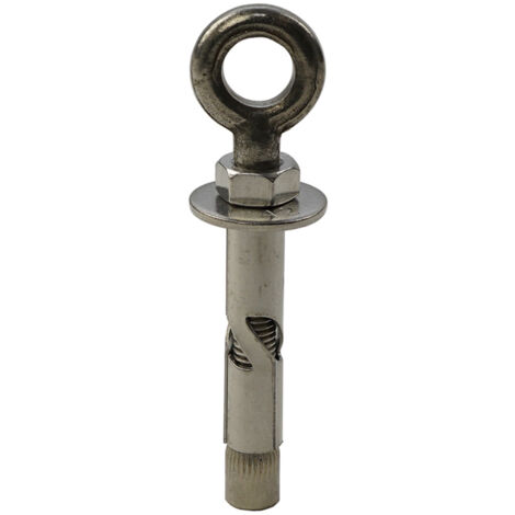 Jcp Fixings A2-304 St/St Eye Bolt Sleeve Anchors 8mm/M6 x 45