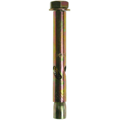 Jcp Fixings Sleeve Anchors Hexagon Bolt Zyp 16mm/M12 x 75 (1/2)