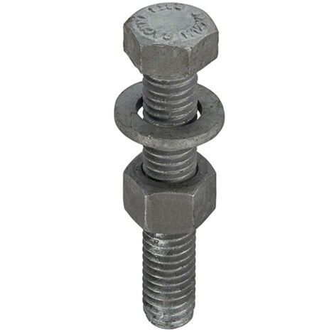 CE Marked ISO 4017 8.8 Galv Set/Nut/Washer M24 x 80 - Box of 40 (1/2)