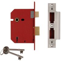 Union 2201 5 Lever Mortice Sashlock Brass Finish 77.5Mm 3In Box