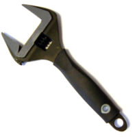 Monument Wide Jaw Adjustable Wrench 150mm 6in Capacity 34mm MON3140