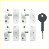 Yale Locks V-8K118-4-WE 8K118 Economy Window Lock White Finish Pack of 4 Visi YALV8K1184WE
