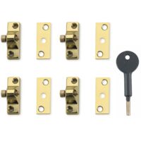 Yale Locks 8K118 Window Lock Set - Electro Brass