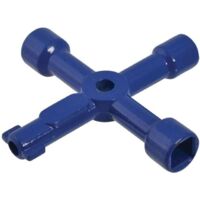 Faithfull FAISUKEY 4-Way Services Utility Meter Key FAISUKEY