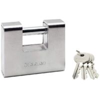 Master Lock Armoured 90mm Zinc Body Shutter Padlock MLK690