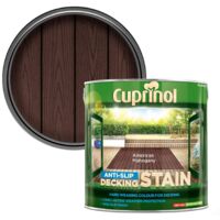 Cuprinol 5092615 Anti-Slip Decking Stain American Mahogany 2.5 litre CUPUTDSAM25L
