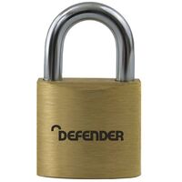 DEFENDER DFBP3 Brass Padlock 30mm DEFBP3