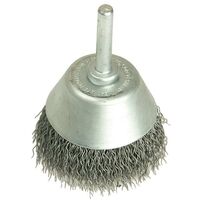 Lessmann Cup Brush with Shank D50mm x H20mm, 0.30 Steel Wire LES435162