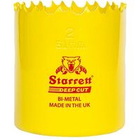 Starrett BF6060 DCH0176 Deep Cut Bi-Metal Holesaw 37mm STRHS37DC