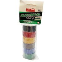 UniBond 2675477 Electrical Tape (6 Colour Pack) 19mm x 3.5m UNI1415390