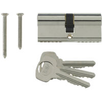 Yale Locks Euro Double Cylinder Kitemark 40 X 50 (100Mm) Nickel Plated Visi