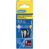 Rapid 5000392 High Performance Rivets 4.8 x 25mm Blister of 50 RPD5000392