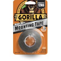 Gorilla Glue Gorilla Heavy-Duty Mounting Tape 25.4mm x 1.52m Black GRGHDMT