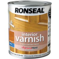 Ronseal Interior Varnish Quick Dry Satin Antique Pine 750ml RSLIVSAP750
