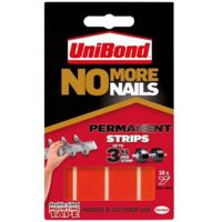 UniBond 2675503 No More Nails Permanent Pads 19mm x 40mm (Pack of 10) UNI781740