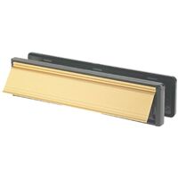 Yale Gold Sleeved Letter Plate 300mm (A4-Compatible) Visi-Pack