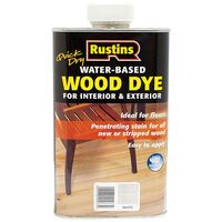 Rustins WDWH250 Quick Dry White Wood Dye 250ml RUSWDWH250
