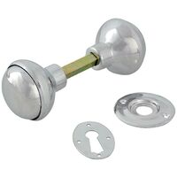 Yale P405 Chrome Rim Knob and Bar 43mm Handles Compatible with 334/401/402 Rim Locks