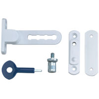 Yale P117 Ventilation Window Lock - White Finish