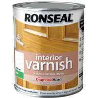 Ronseal Interior Varnish Quick Dry Matt White Ash 750ml RSLIVMWA750