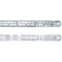 Faithfull Steel Rule 150mm / 6in x 19mm FAIRULE150SS