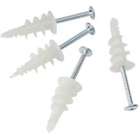 Rawlplug Nylon Self-Drill Plasterboard Fixing Pack Of 25