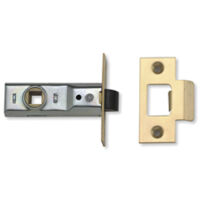 Union Tubular Mortice Latch 2648 Silver Enamel 76Mm 3In Box