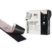 VELCRO Heavy-Duty Stick-On Tape 50mm x 5m Black