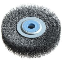 Lessmann Wheel Brush 80mm x 18-20mm, 10mm Bore, 0.20mm Steel Crimped Wire