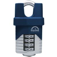 Squire VULCAN COMBI 40CS Vulcan Closed Boron Shackle Combination Padlock 40mm HSQVC40CS
