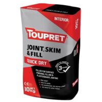 Toupret FGBJSR10GB Quick Dry Joint Skim & Fill 10kg TOUFGBJSR10G