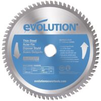 Evolution Power Tools Thin Steel Cutting Circular Saw Blade 180 x 20mm x 68T