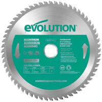 Evolution Aluminium Cutting Circular Saw Blade 210 x 25.4mm x 60T EVLA210TC60C