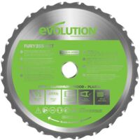 Evolution 255mm Multi-Material Cutting 24 Tooth Tungsten Carbide Tipped Blade